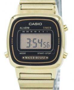 カシオ デジタル ステンレス アラーム タイマー LA670WGA 1DF LA670WGA 1 レディース腕時計