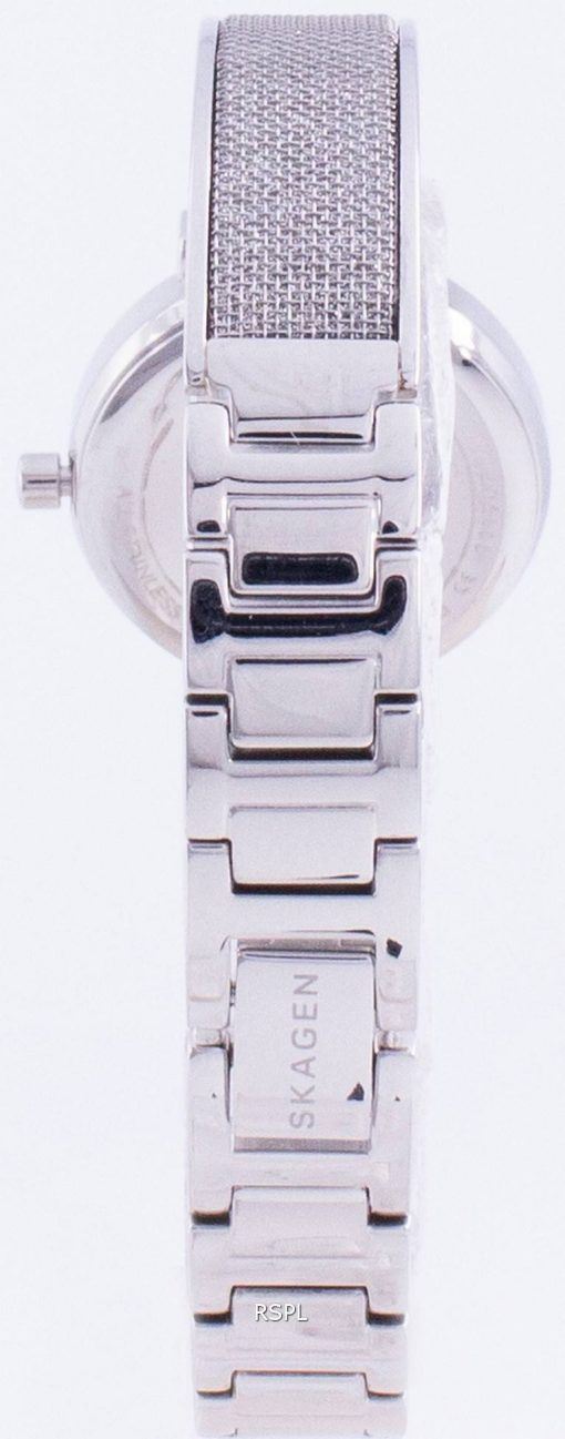 スカーゲンアネリーSKW2793クォーツダイヤモンドアクセントレディース腕時計