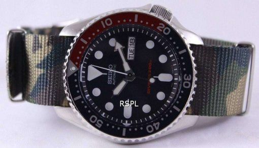 セイコー自動ダイバーズ 200 M 軍 NATO ストラップ SKX009K1 NATO5 メンズ腕時計