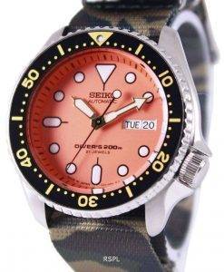 セイコー自動ダイバーズ 200 M 軍 NATO ストラップ SKX011J1 NATO5 メンズ腕時計