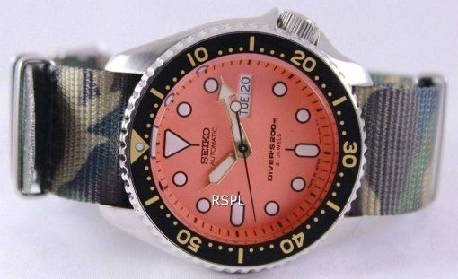 セイコー自動ダイバーズ 200 M 軍 NATO ストラップ SKX011J1 NATO5 メンズ腕時計