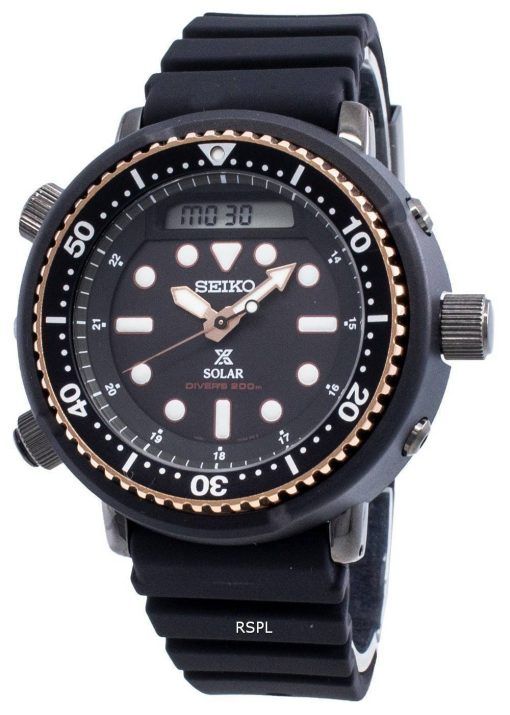 セイコープロスペックスダイバーのSNJ028P1ソーラー200 Mメンズ腕時計