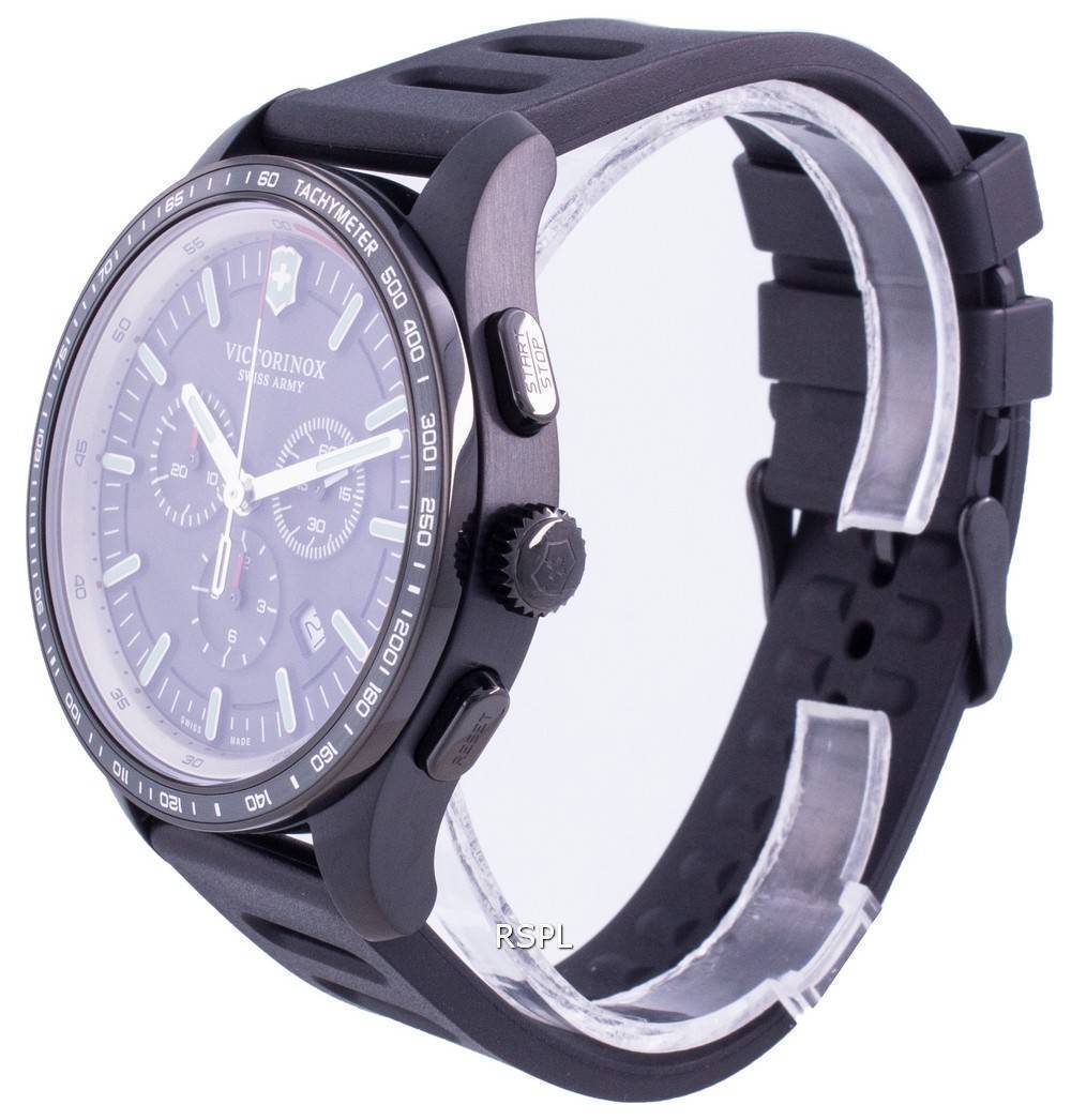 ビクトリノックススイスアーミーアライアンススポーツ241818クォーツクロノグラフ100Mメンズ腕時計