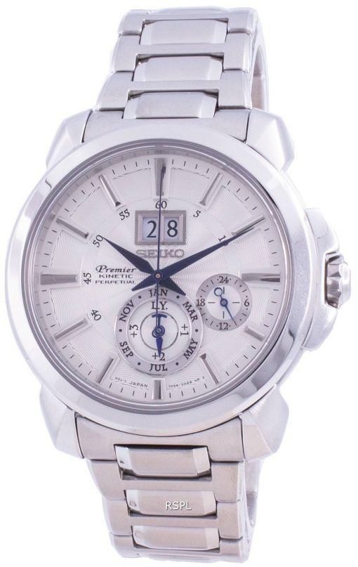Seiko Premier Kinetic Perpetual SNP159 SNP159P1 SNP159P 100M Men's Watch