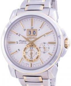 Seiko Premier Kinetic Perpetual SNP166 SNP166P1 SNP166P Quartz 100M Men's Watch
