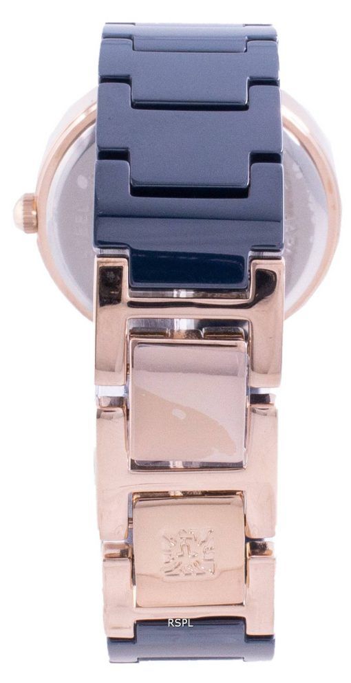 アンクライン1018RGNVクォーツダイヤモンドアクセントレディース腕時計