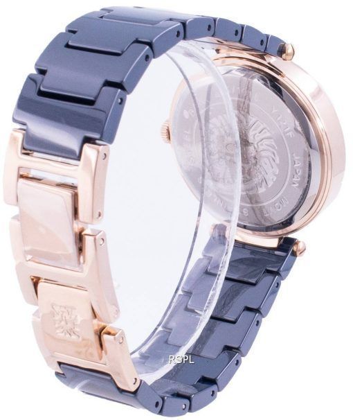 アンクライン1018RGNVクォーツダイヤモンドアクセントレディース腕時計