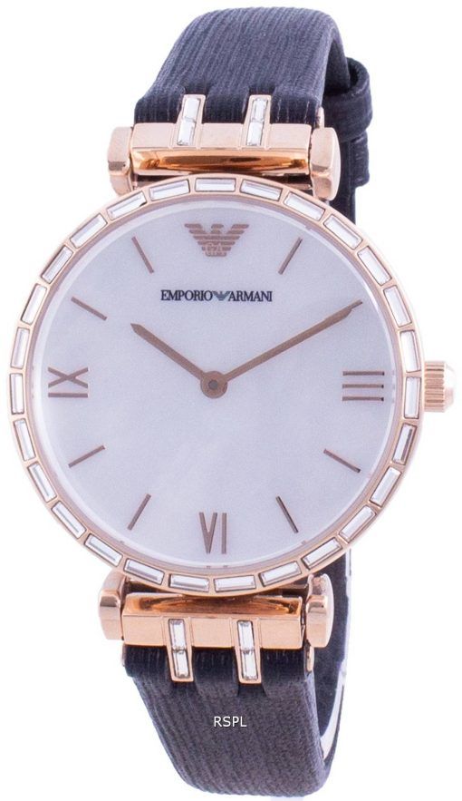 Emporio Armani Gianni T-Bar Mother Of Pearl Dial Quartz AR11295 Womens Watch