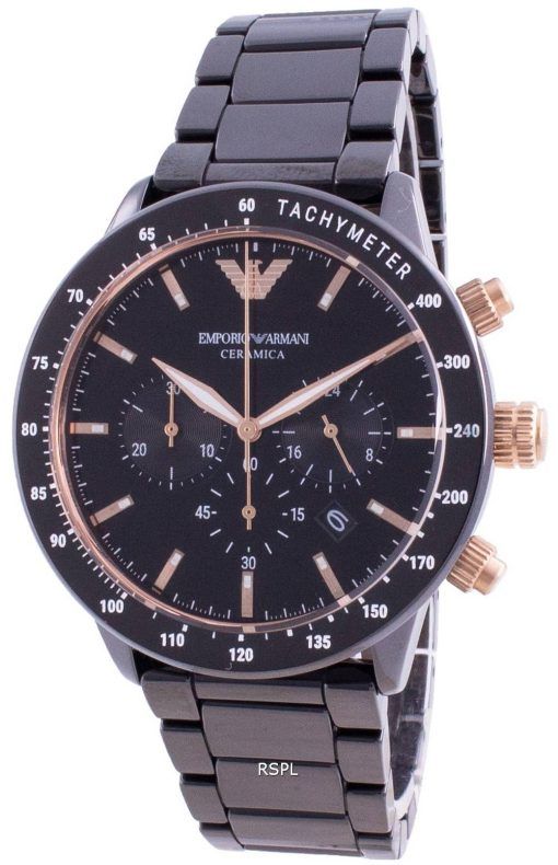 Emporio Armani Ceramica Mario Chronograph Quartz AR70002 Mens Watch