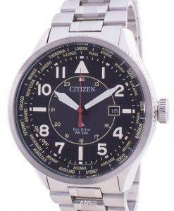 Citizen Promaster Nighthawk World Time Eco-Drive BX1010-53E 200M Mens Watch