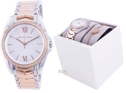 Michael Kors Whitney Diamond Accents Quartz MK1023 With Gift Set Women's Watch