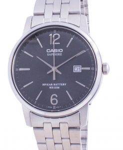 カシオブラックダイヤルステンレススチールクォーツMTS-110D-1AVMTS110D-1AVメンズウォッチ