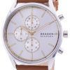 Skagen Holst Chronograph Silver Dial Quartz SKW6607 Men's Watch