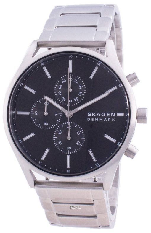 Skagen Holst Chronograph Black Dial Quartz SKW6609 Men's Watch