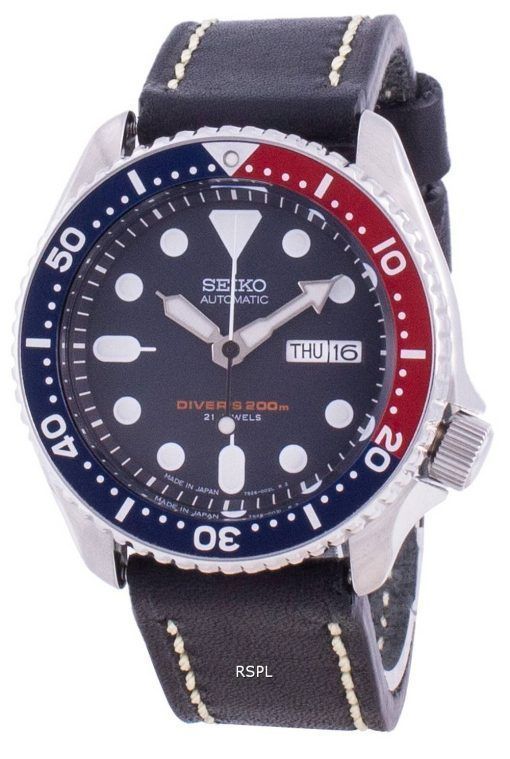 Seiko Automatic Diver's Black Dial SKX009J1-var-LS16 200M Men's Watch