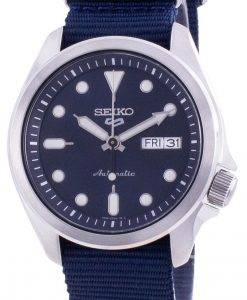 Seiko 5 Sports Blue Dial Nylon Strap Automatic SRPE63 SRPE63K1 SRPE63K 100M Men's Watch