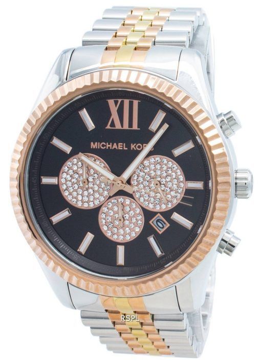 マイケルコースレキシントンMK8714ダイヤモンドアクセントクォーツメンズ腕時計