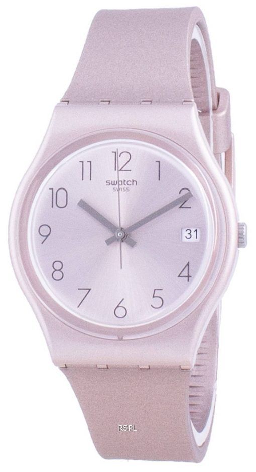 Swatch Pinkbaya 로즈 골드 톤 다이얼 쿼츠 GP403 남성용 시계