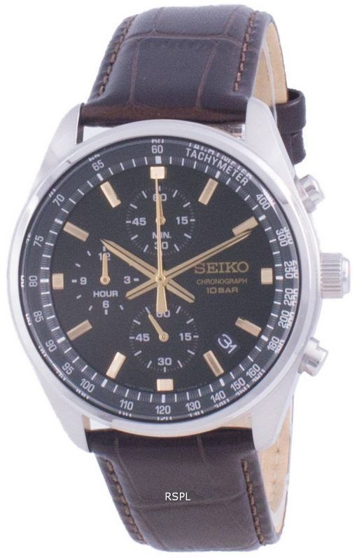 Seiko Chronograph Quartz SSB385 SSB385P1 SSB385P 100M Herreur