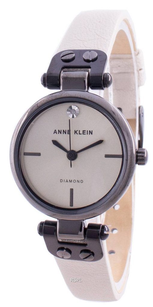 アンクライン本物のダイヤモンド3513GYCRクォーツレディース腕時計
