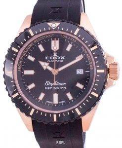 Edox Skydiver Neptunian Automatic Diver's 8012037RNNCANIR 80120 37RNNCA NIR 1000M Men's Watch