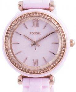 FossilCarlieミニダイヤモンドアクセントクォーツCE1106レディースウォッチ