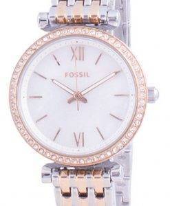 FossilCarlieミニダイヤモンドアクセントクォーツES4649レディースウォッチ