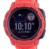 Garmin Instict Flame Red Outdoor-Fitness-GPS mit rotem Band 010-02064-02 Multisport-Uhr