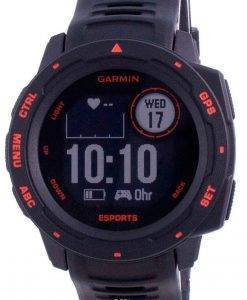 Garmin Instinct E-Sport Edition Display Outdoor Fitness GPS Schwarzes Band 010-02064-72 Multisportuhr