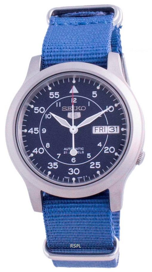 Seiko 5 Military SNK807K2-var-NATO11 Automatische Nylonarmband Herrenuhr