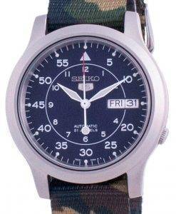 Seiko 5 Military SNK807K2-var-NATOS18 Herrenuhr mit automatischem Nylonarmband