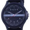 Armani ExchangeHorlogeシリコンストラップクォーツAX2420メンズウォッチ