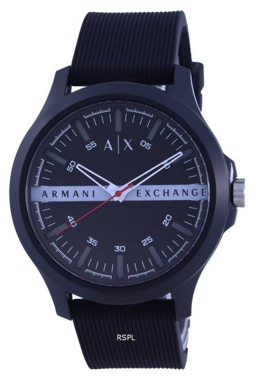 Armani ExchangeHorlogeシリコンストラップクォーツAX2420メンズウォッチ