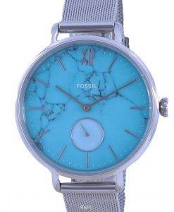 FossilKalyaブルーダイヤルステンレススチールクォーツES5075レディースウォッチ