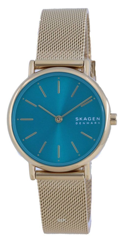 Skagen SignaturLilleゴールドトーンステンレススチールクォーツSKW2984レディースウォッチ