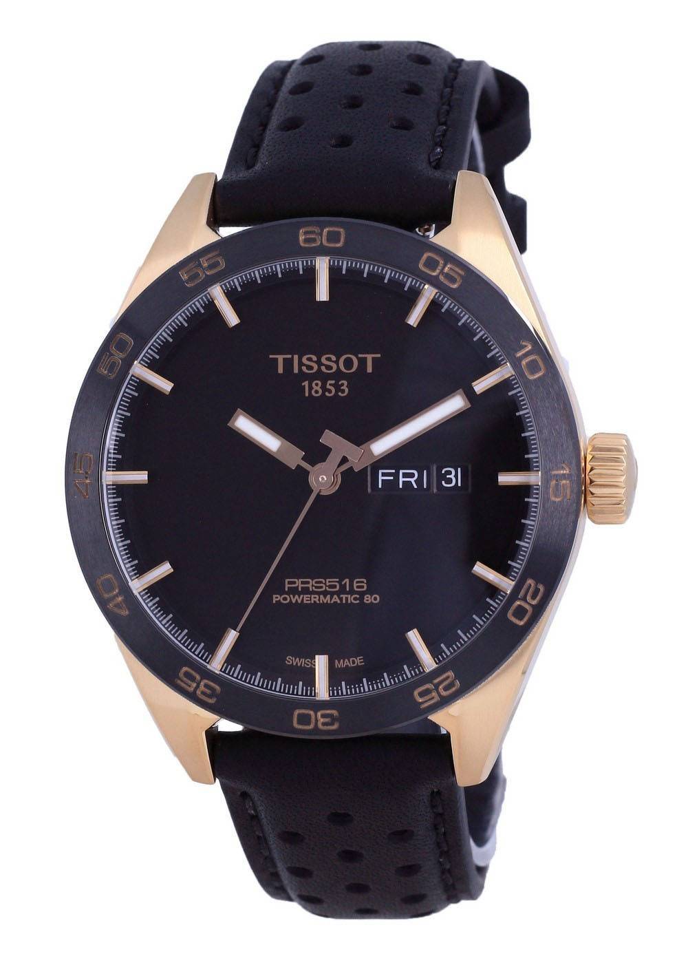 Tissot T-Sport PRS 516 Powermatic 80 T100.430.36.051.01 T1004303605101100Mメンズウォッチ