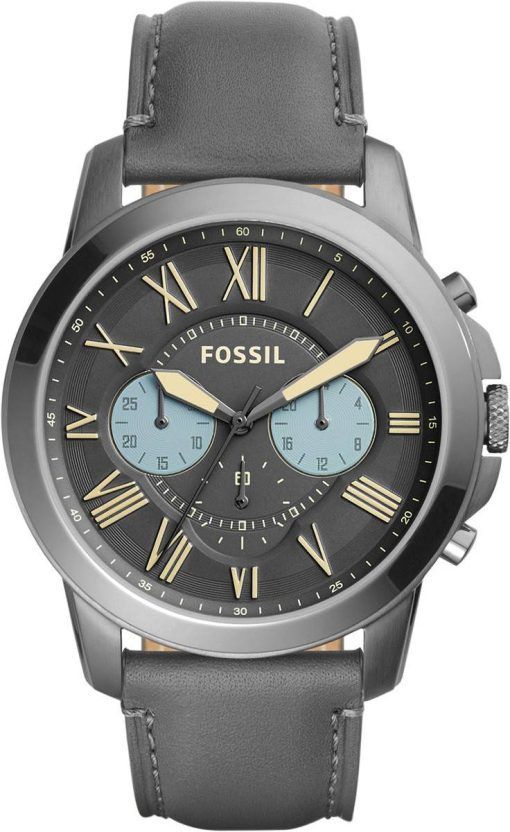 化石を与えるクロノグラフ クォーツ砲金ダイヤル FS5183 メンズ腕時計