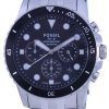 FossilFB-01クロノグラフブラックダイヤルステンレススチールクォーツFS5837100Mメンズウォッチ