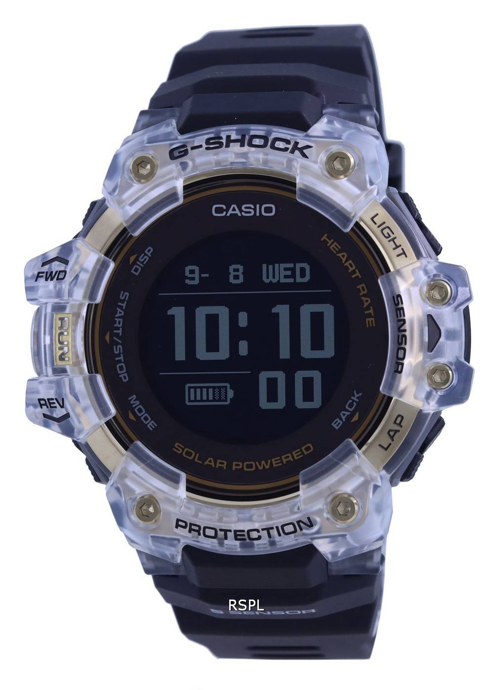 Casio G-ShockG-Squad限定版心拍数モニターデジタルGBD-H1000-1A9GBDH1000-1200Mスマートスポーツウォッチ
