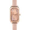 Oui＆MeフィネットローズゴールドサンレイダイヤルレザーストラップクォーツME010120レディースウォッチ