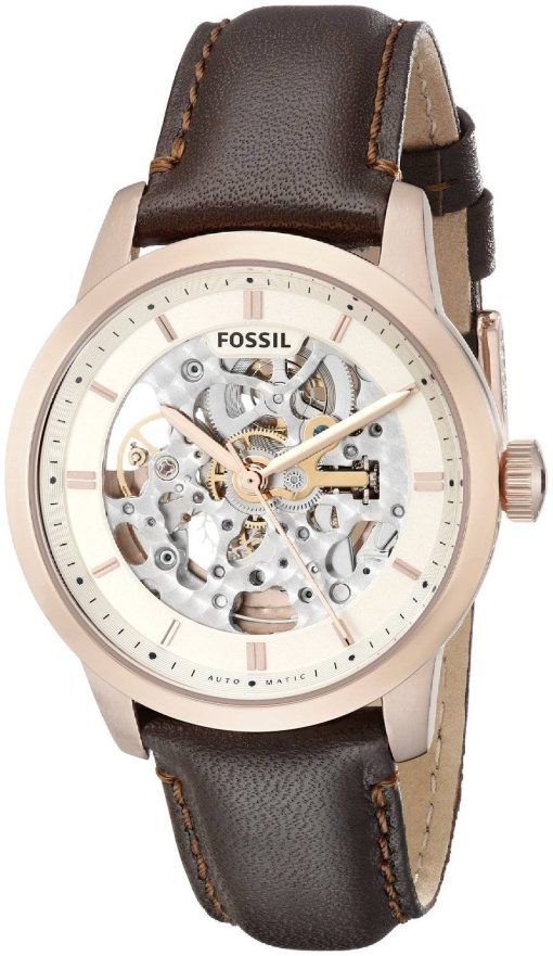 化石町民自動スケルトン ダイヤル ME3078 メンズ腕時計