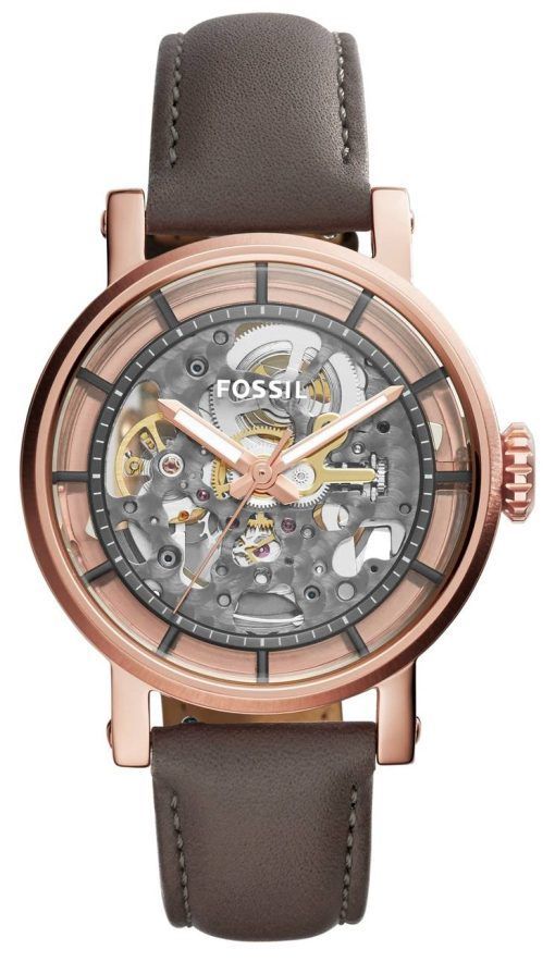 化石元ボーイ フレンド自動スケルトン ダイヤル ME3089 レディース腕時計