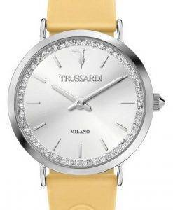 TrussardiT-MotifシルバーダイヤルラバーストラップクォーツR2451140503レディースウォッチ
