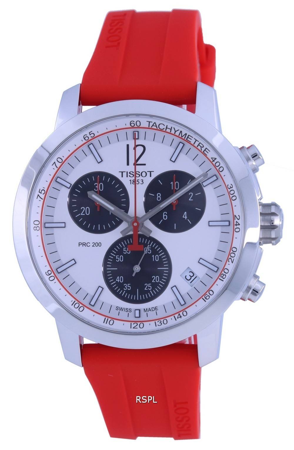 Tissot T-SportPRCタキメータークォーツダイバーのT114.417.17.037.02T1144171703702200Mメンズウォッチ