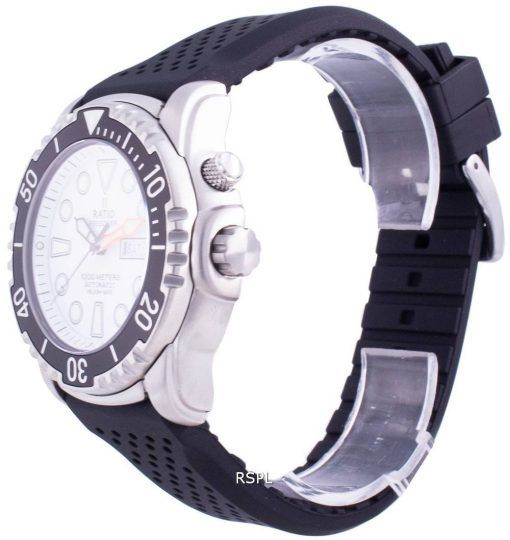 レシオフリーダイバーヘリウムセーフ1000 Mサファイア自動1068HA90-34VA-WHTメンズ腕時計