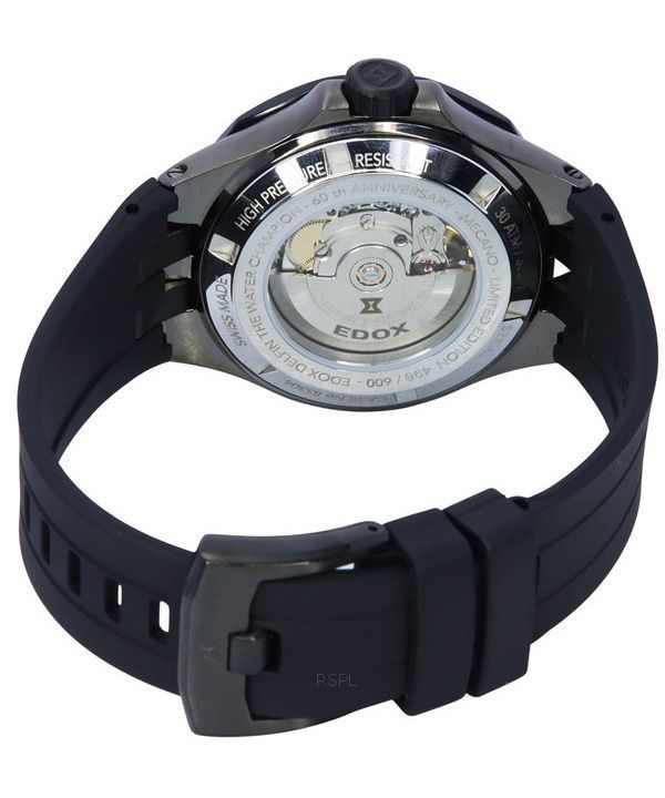 エドックス デルフィン メカノ 60 周年記念限定版自動ダイバーズ 85304357GNNRN1 200M メンズ腕時計