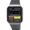 カシオ ヴィンテージ デジタル ステンレススチール ブレスレット クォーツ A120WEGG-1B ユニセックス腕時計
