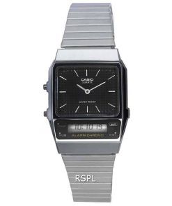 カシオ ヴィンテージ アナログ デジタル ブラック ダイヤル クォーツ AQ-800E-1A AQ800E-1 ユニセックス 腕時計 ja