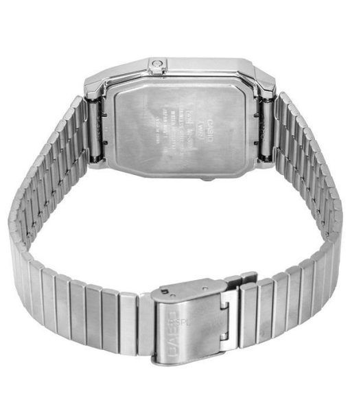 カシオ ヴィンテージ アナログ デジタル ステンレススチール ブレスレット クォーツ AQ-800EC-2A AQ800EC-2 ユニセックス腕時計