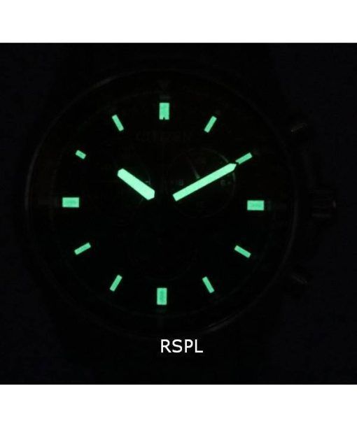 シチズン コア エコ・ドライブ クロノグラフ ブラック ダイヤル AT1190-87E 100M メンズ腕時計 ja